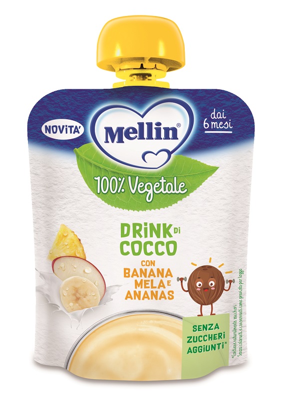 MELLIN POUCH COCCO MELA BANANA ANANAS 90 G