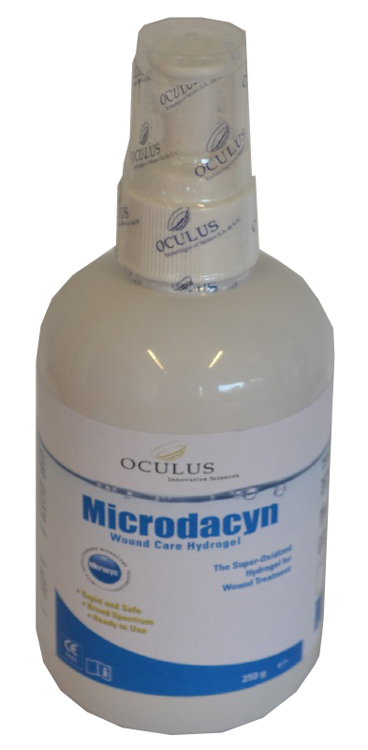 MEDICAZIONE IN SOLUZIONE SUPEROSSIDATA SPRAY PER DETERSIONEFERITE CON POTERE RIGENERATIVO MICRODACYN 60 SPRAY WOUND CARE 250 ML CODICE 44107-00