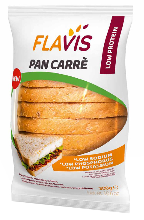 FLAVIS PAN CARRE’ APROTEICO 300 G