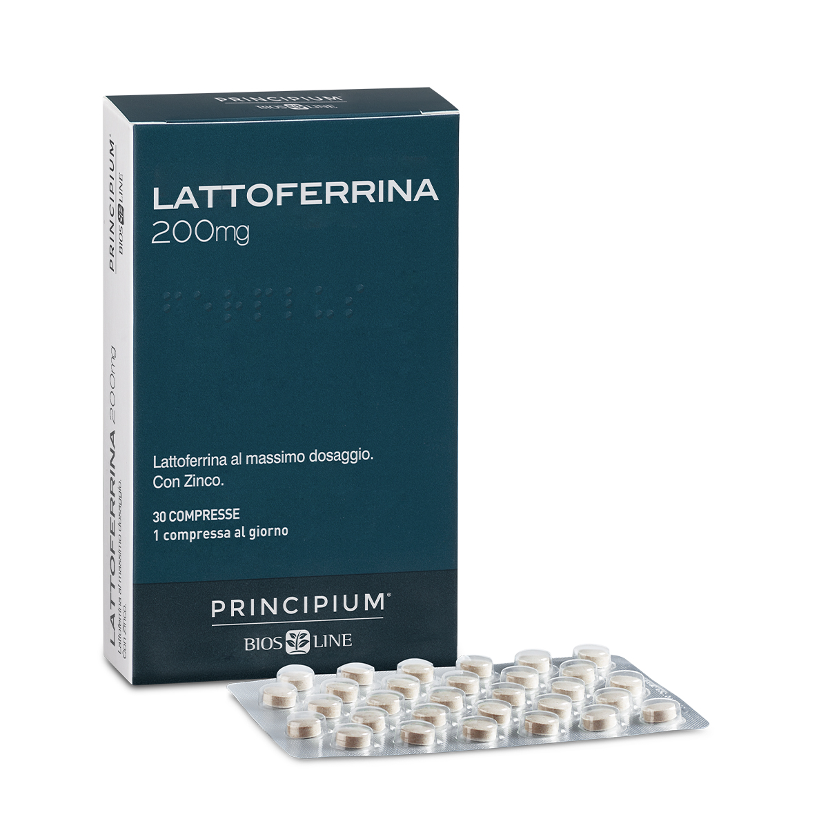 PRINCIPIUM LATTOFERRINA 200 MG 30 COMPRESSE