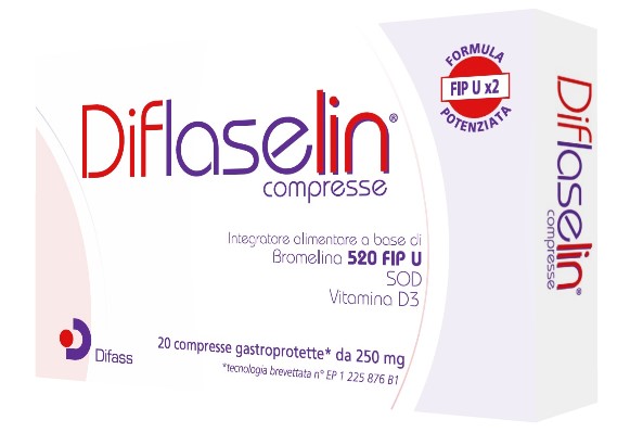 DIFLASELIN 20 COMPRESSE GASTROPROTETTE 250 MG