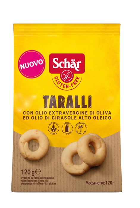 SCHAR TARALLI SENZA LATTOSIO 120 G