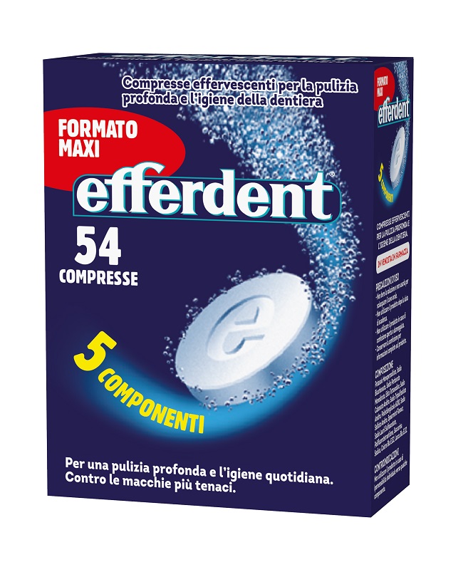 EFFERDENT 54 COMPRESSE EFFERVESCENTI