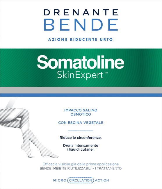 SOMATOLINE SKIN EXPERT BENDE SNELLENTI DRENANTI STARTER KIT