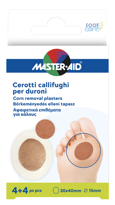 FOOTCARE CALLIFUGHI PER DURONI 4+4 PEZZI