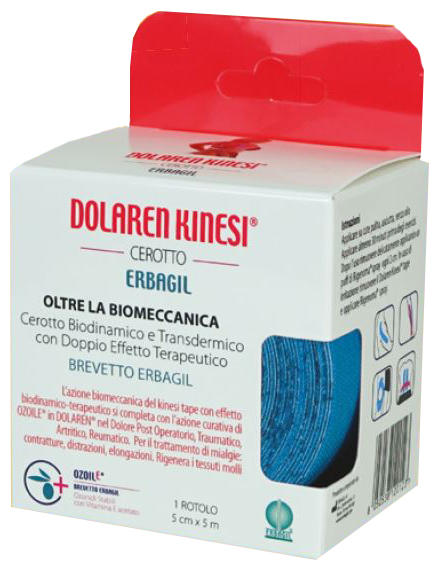 DOLAREN TAPE RICARICABILE CEROTTO TERAPEUTICO BEIGE CM 5X5 MIN ROTOLO