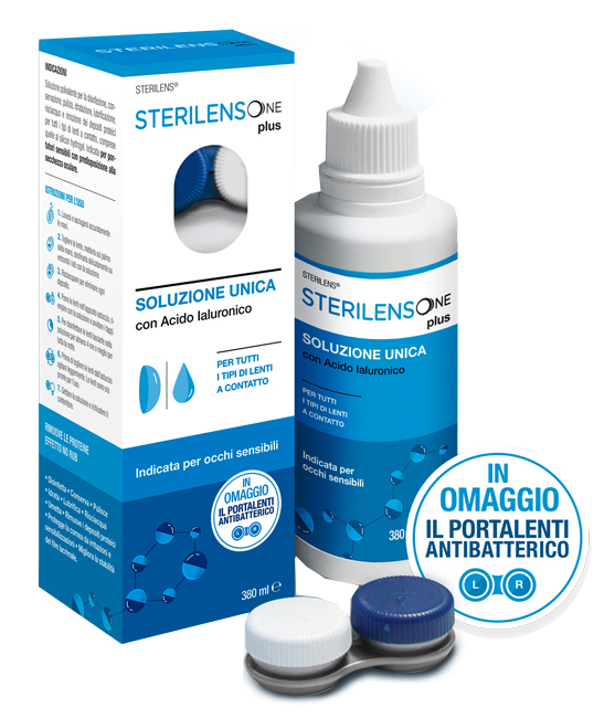 SOLUZIONE UNICA STERILENS ONE PLUS CON ACIDO IALURONICO 380ML