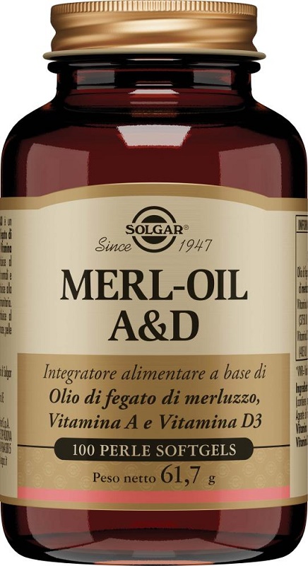 MERL OIL A&D 100 PERLE SOFTGEL