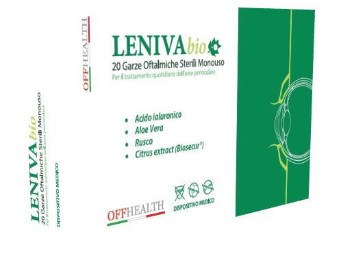 GARZE OFTALMICHE LENIVA BIOSECUR 20 PEZZI