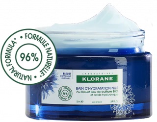 KLORANE CREMA IDRATANTE NOTTE FIORDALISO ACIDO IALURONICO 50ML