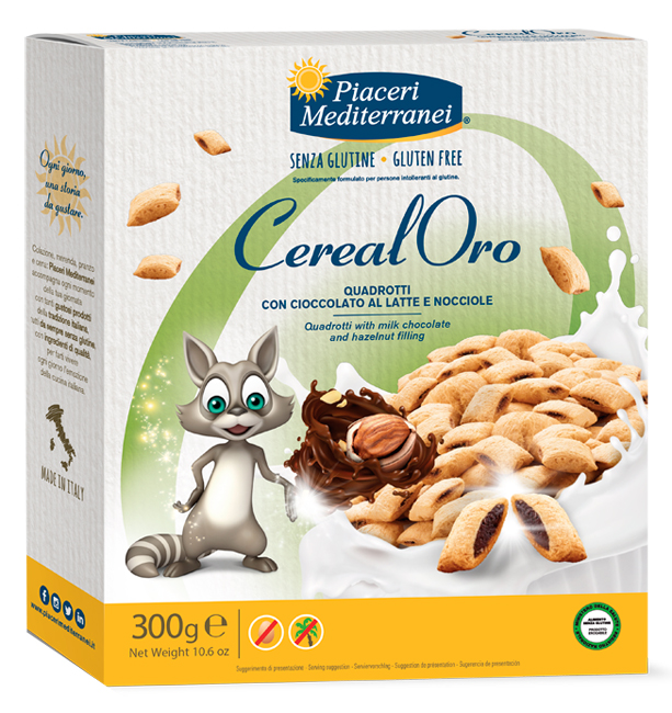 PIACERI MEDITERRANEI CEREALORO QUADROTTI 300 G