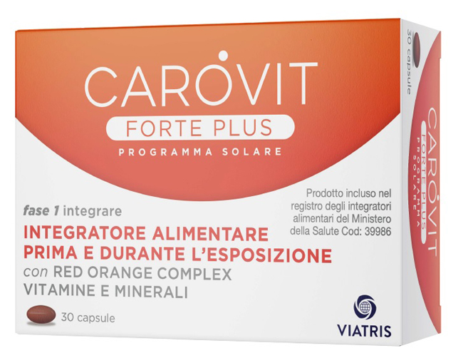 CAROVIT FORTE PLUS PROGRAMMA SOLARE 30 CAPSULE BL