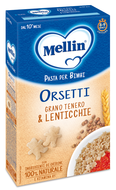 MELLIN ORSETTI CON LENTICCHIE 280 G