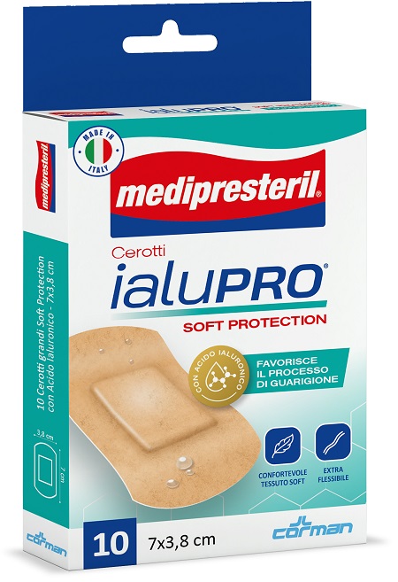 MEDIPRESTERIL CEROTTI IALUPRO SOFT PROTECTION SUPER 7X3,8CM10 PEZZI