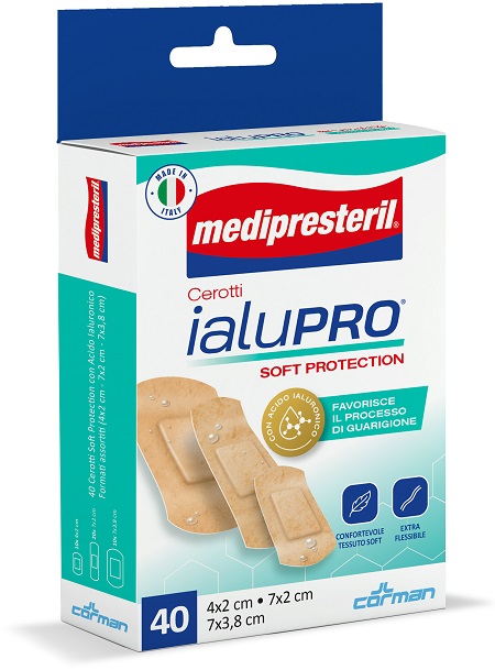 MEDIPRESTERIL CEROTTI IALUPRO SOFT PROTECIONT 3 FORMATI ASSORTITI 40 PEZZI