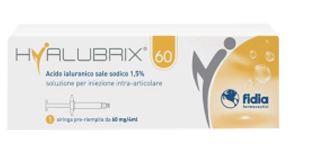 SIRINGA INTRA-ARTICOLARE HYALUBRIX 60 ACIDO IALURONICO 1,5%60 MG 4 ML NO ETO