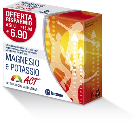 MAGNESIO E POTASSIO ACT 14 BUSTINE 5 G