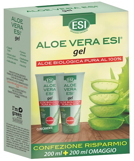 ESI ALOE GEL PURO 200 ML + 200 ML