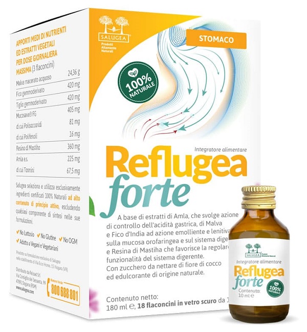 SALUGEA REFLUGEA FORTE 18 FLACONCINI DA 10 ML