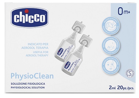 SOLUZIONE FISIOLOGICA PER AEROSOL CHICCO PHYSIOCLEAN 20 X 2ML