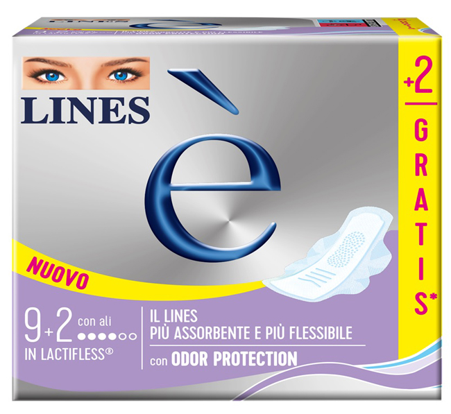 LINES E’ ALI CARRY PACK 9 + 2 PEZZI