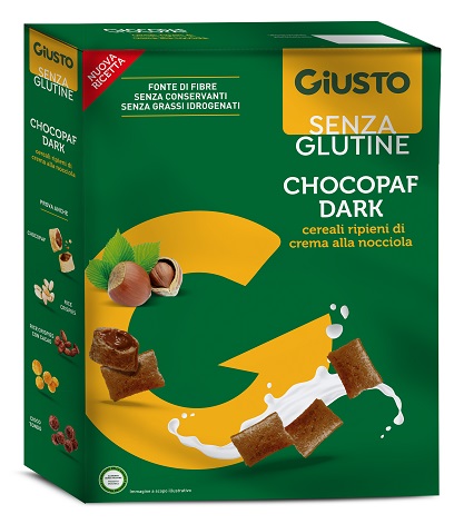 GIUSTO SENZA GLUTINE CHOCOPAFF DARK 300 G