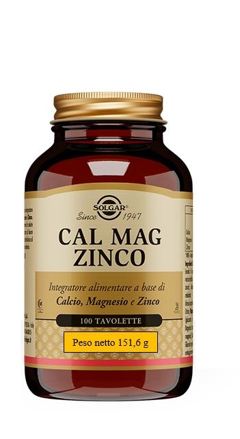 CAL MAG ZINCO 100 TAVOLETTE