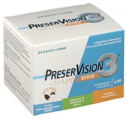 PRESERVISION 3 30 STICK OROSOLUBILI DA 2 G