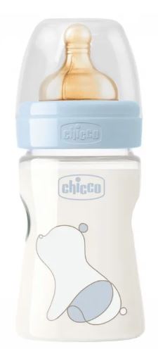 CHICCO BIBERON ORIGINAL 150ML TOUCH 1 FORO BOY CON TETTARELLA IN CAUCCIU’