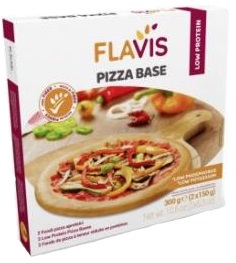 FLAVIS PIZZA BASE 2 FONDI PIZZA APROTEICI DA 150 G