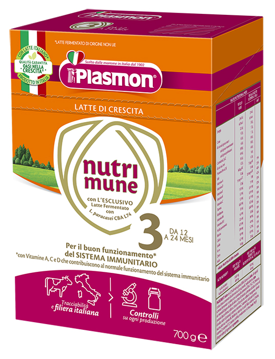 PLASMON NUTRI-MUNE LATTE STAGE 3 POLVERE 700 G