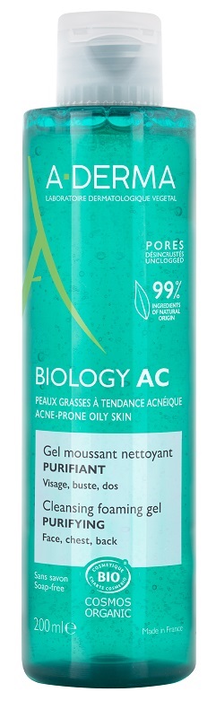 ADERMA BIOLOGY AC GEL DETERGENTE SCHIUMOGENO PURIFICANTE 200ML