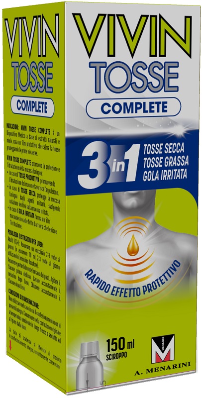 VIVIN TOSSE COMPLETE SCIROPPO PER TOSSE 150 ML