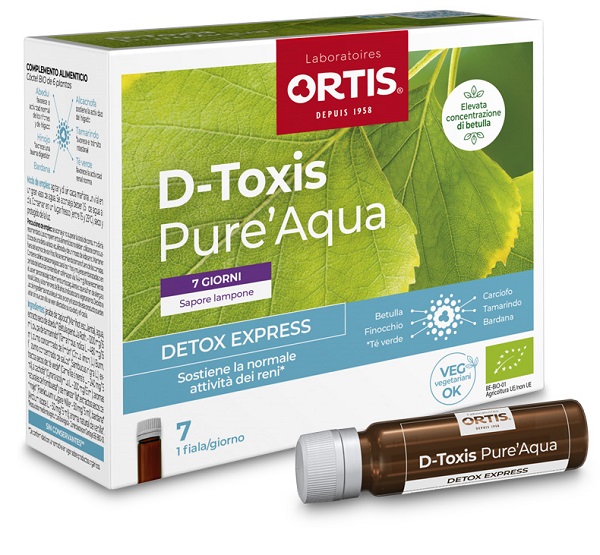 D-TOXIS PUREAQUA LAMPONE BIO 7X15 ML