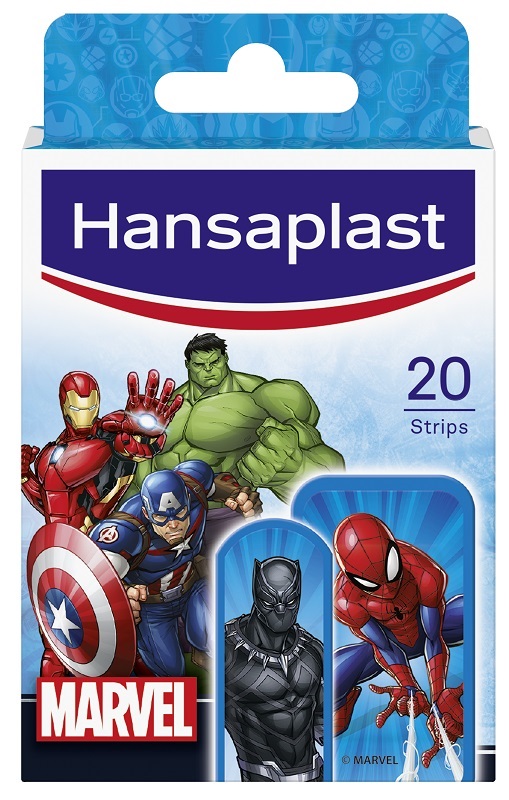 CEROTTO HANSAPLAST MARVEL 20 PEZZI