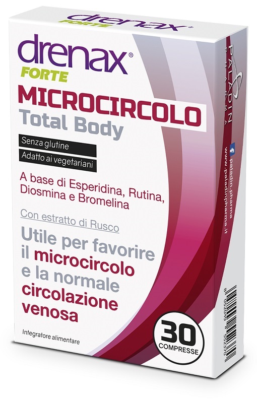 DRENAX FORTE MICROCIRCOLO TOTAL BODY 30 COMPRESSE