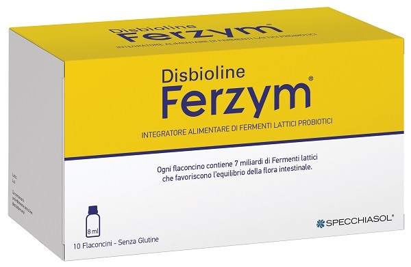 DISBIOLINE FERZYM 10 FLACONCINI DA 8 ML
