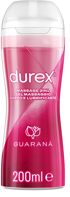 DUREX MASSAGE 2 IN 1 GEL MASSAGGIO CORPO E LUBRIFICANTE GUARANA\' 200 ML