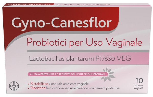 GYNO-CANESFLOR 10 CAPSULE VAGINALI