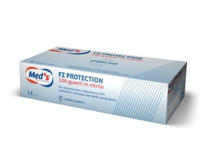 GUANTI MEDS PROTECTION Z NITRILE SENZA POLVERE DPI M